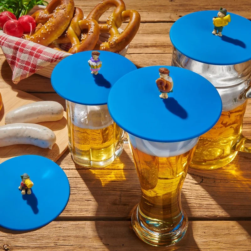 LURCH 'Mein Deckel Biergarten "Toni Tuba" D10.5cm silikon'