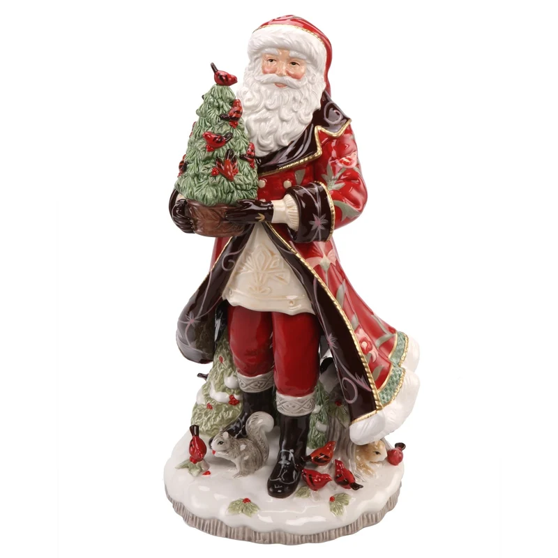 Goebel Fitz & Floyd Christmas Collection 'FF S Santa mit Baum 50' 2022