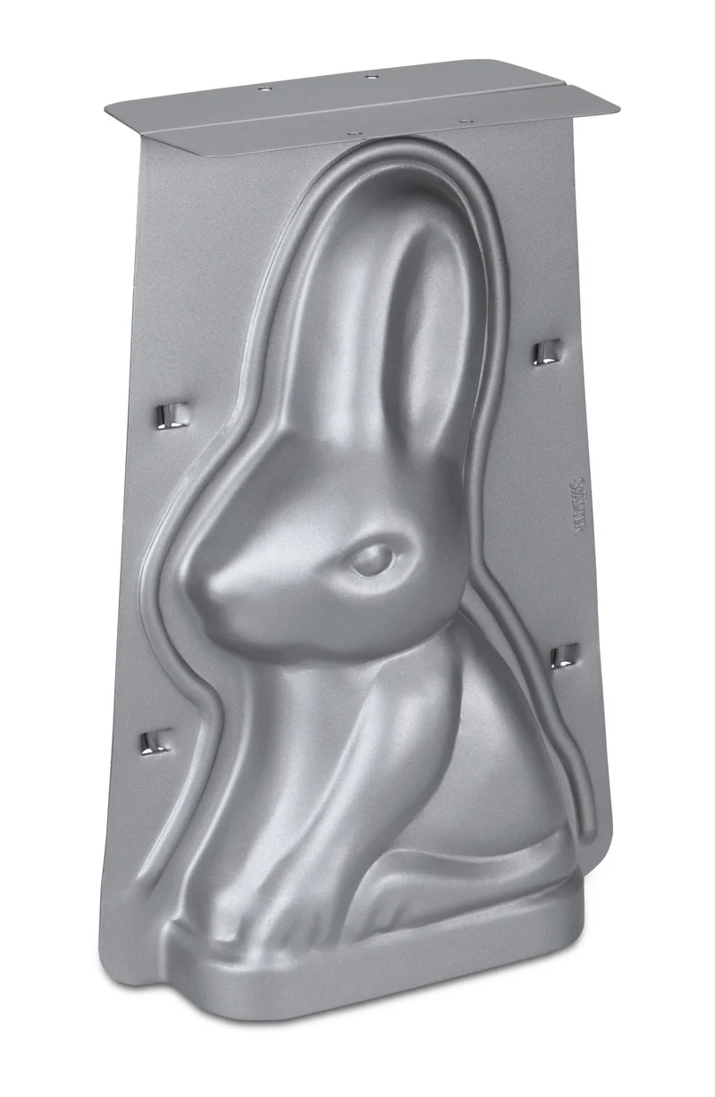 Städter 'we love baking Osterhase 18 x 26 x 8 cm Silber'