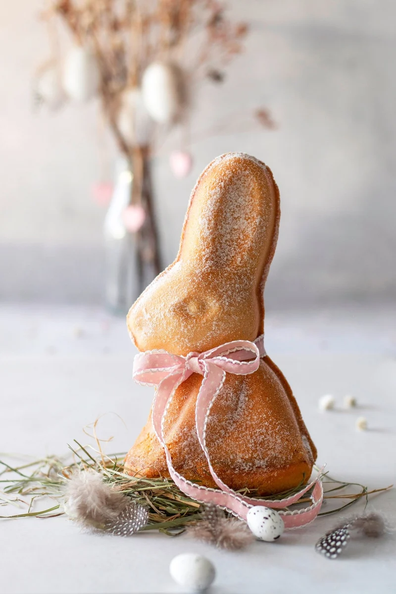 Städter 'we love baking Osterhase 18 x 26 x 8 cm Silber'