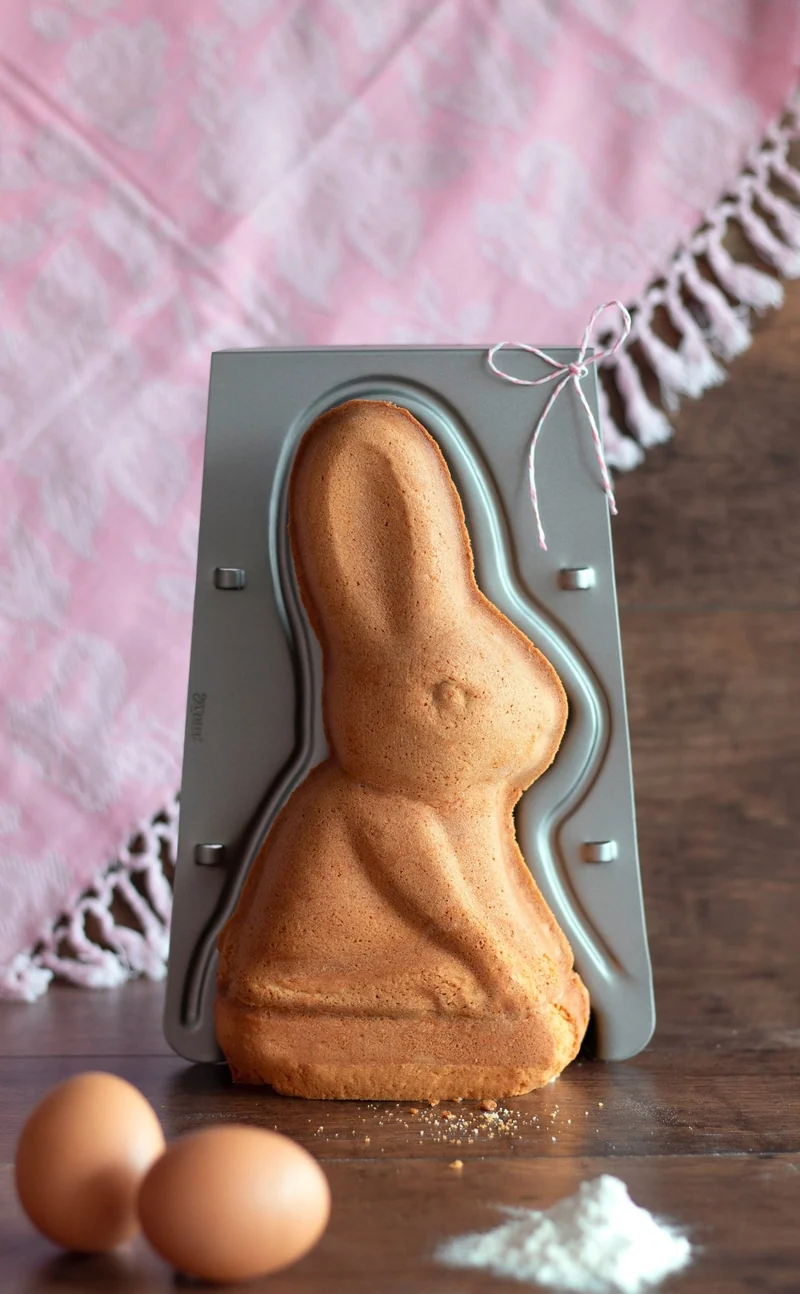 Städter 'we love baking Osterhase 18 x 26 x 8 cm Silber'