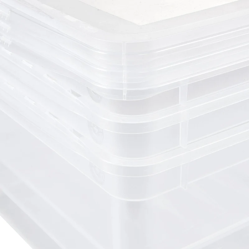 keeeper bea Aufbewahrungsboxen, 3er-Set, 3 x 11 l, Transparent