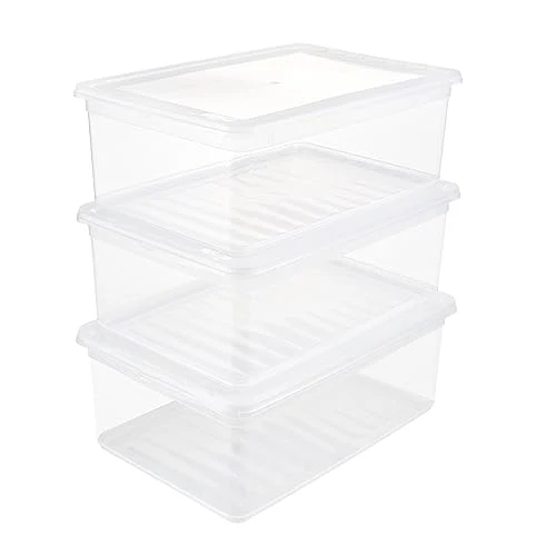keeeper bea Aufbewahrungsboxen, 3er-Set, 3 x 11 l, Transparent