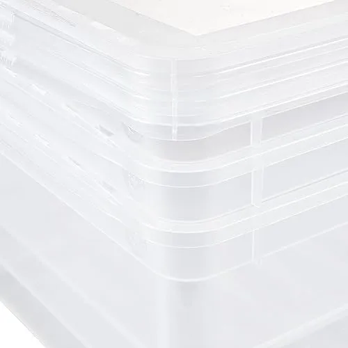 keeeper bea Aufbewahrungsboxen, 3er-Set, 3 x 11 l, Transparent