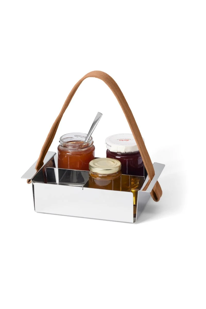 PHILIPPI 'A Tavola, Condiment Caddy, Edelstahl'