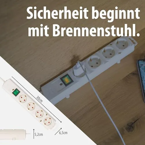 Brennenstuhl Comfort-Line Plus Steckdosenleiste 4-Fach