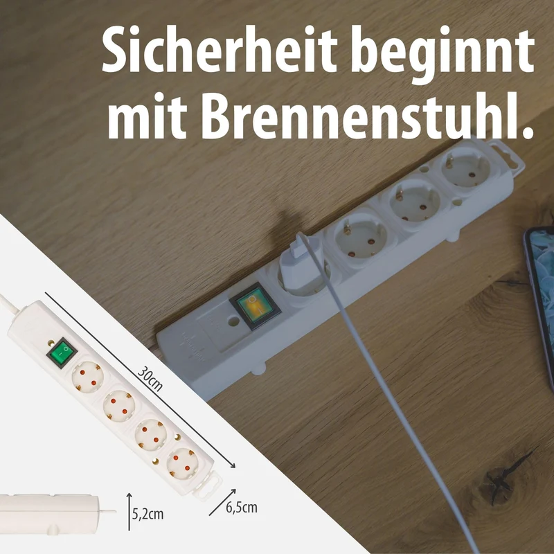 Brennenstuhl Comfort-Line Plus Steckdosenleiste 4-Fach