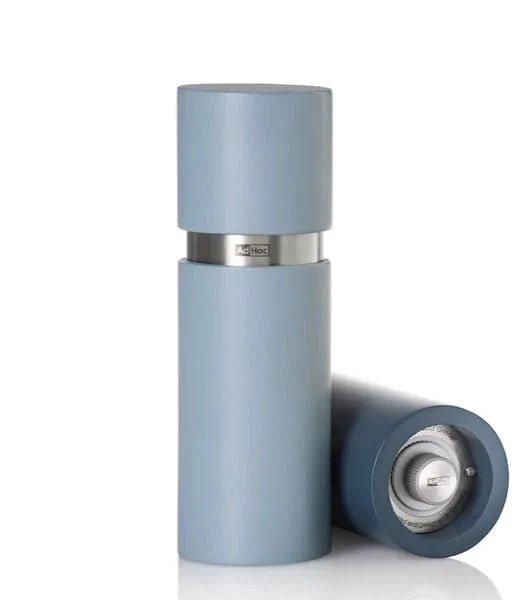 Adhoc 'Set Pfeffer- und Salzmühle Textura' Buchenholz lackiert blue&light