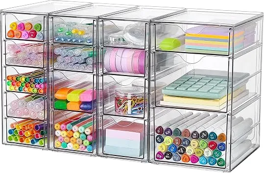 Vtopmart Schreibtisch Organizer mit 16 Schubladen