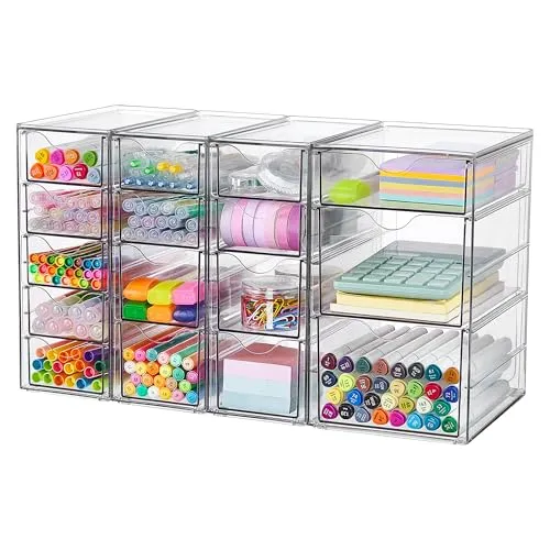 Vtopmart Schreibtisch Organizer mit 16 Schubladen