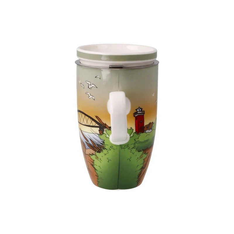 Goebel Scandic Home Wohnaccessoires Teetasse mit Deckel und Sieb 'Seaview' 2023