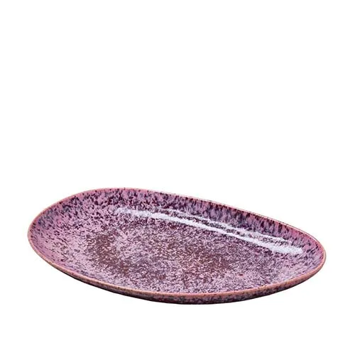 Große Platte, Dahlia aus Keramik, chic.mic, 40x23x4cm