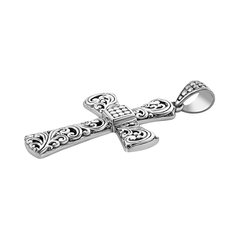 Royal Bali Kollektion - Kreuz Anhänger, 925 Silber, ca. 5,50g