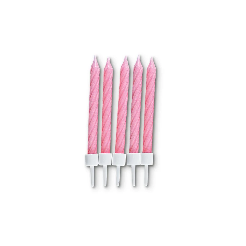 Städter 'KERZEN-Geburtstag mit Halter, 75 cm Rosa'