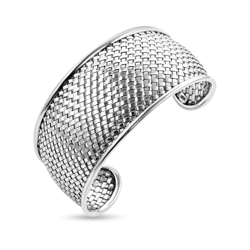 Royal Bali Kollektion - 925 Silber Armreif, ca. 19 cm, ca. 36,00g