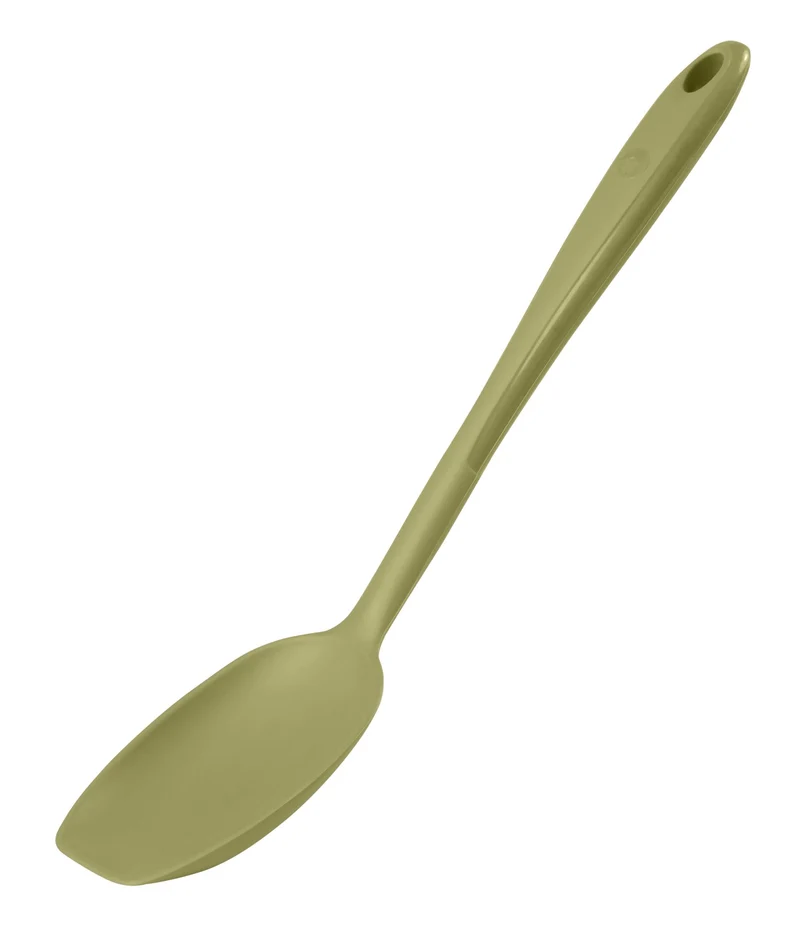 Soßenlöffel 32cm, KochBlume, Silikon, Edelstahl, olive