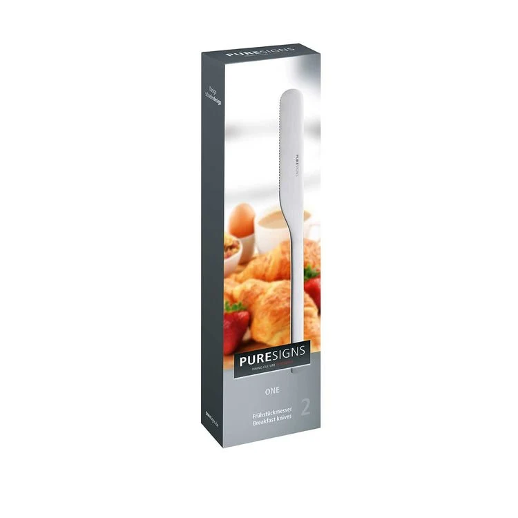 PureSigns 'Frühstückmesser ONE Extra, matt, 2 Stück'