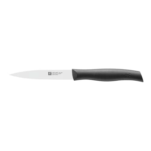 ZWILLING Twin Grip Messerset 3-teilig, Rostfreier Edelstahl, Kunststoffgriff, Schwarz