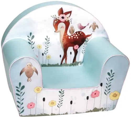 KNORRTOYS.COM 68352 - Kindersessel Fawn, Türkis