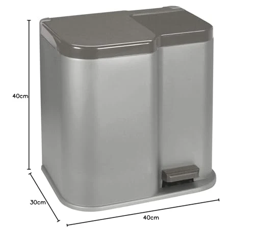 CURVER Mülleimer zur Mülltrennung DUO PEDALBIN