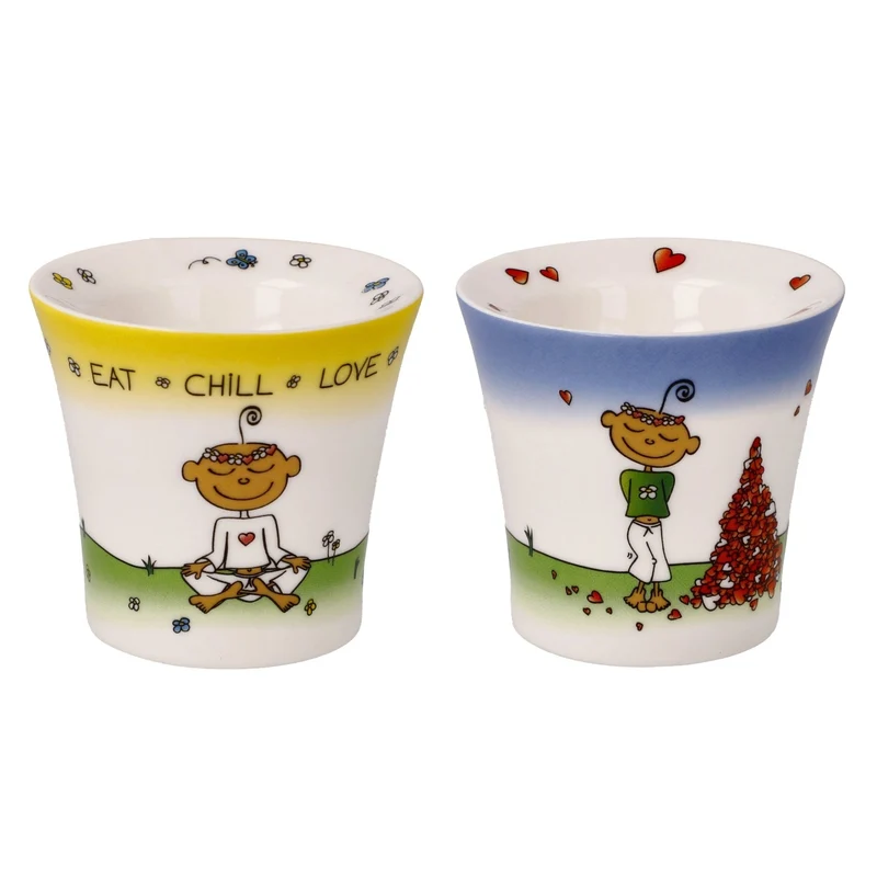Goebel Der kleine Yogi® Wohnaccessoires Eierbecher 'Set Yogi 6' 2023