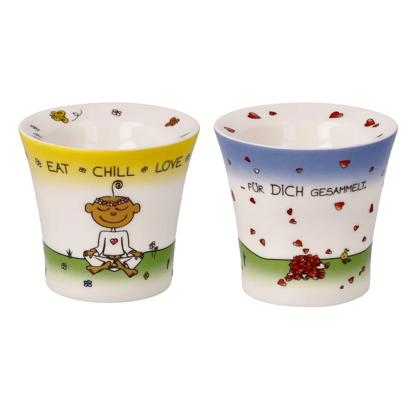 Goebel Der kleine Yogi® Wohnaccessoires Eierbecher 'Set Yogi 6' 2023