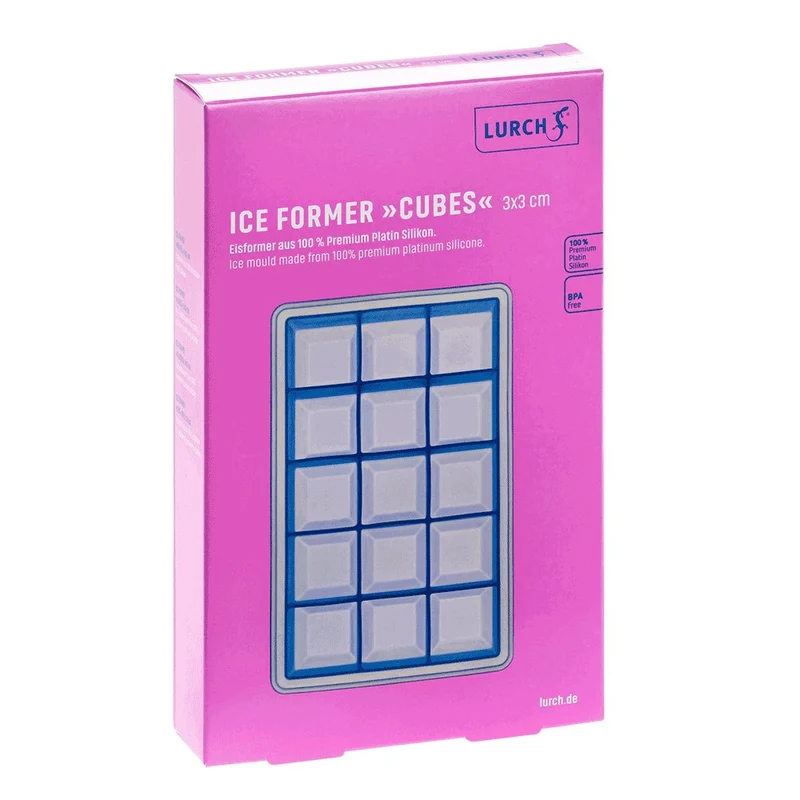 Lurch ICE FORMER Würfel 3x3cm eisblau
