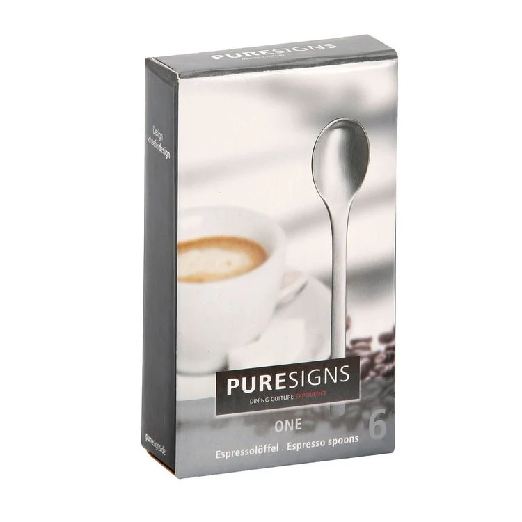 PureSigns 'Espressolöffel ONE Extra matt, 6 Stück'
