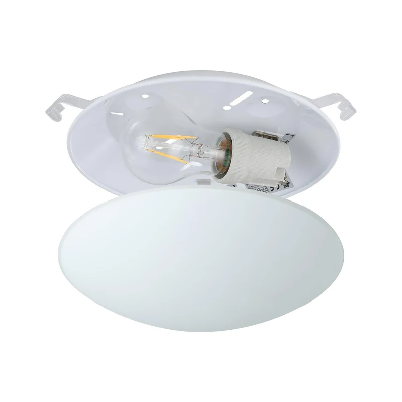EGLO Deckenlampe Mars, runde Glas Wandleuchte innen