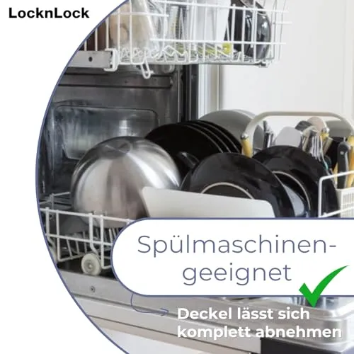 LocknLock CLASSIC Saftkanne mit Deckel und Griff | 1,5L | 16,5 × 9,7 × 22,7 cm | Wasser-& Luftdichte Milchkanne mit Deckel | BPA-Frei | Karaffe Kühlschranktür | Krug Kunststoff