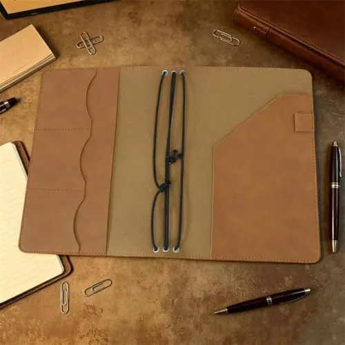 Générique Notizbuch A5 Vintage PU Leder