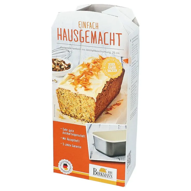 RBV Birkmann, Kastenkuchenform 25cm "Einfach Hausgemacht"