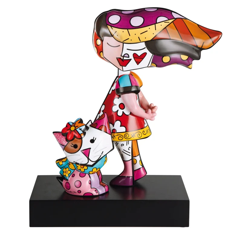 Goebel Pop Art Romero Britto Figur 'My lovely friend' 2023