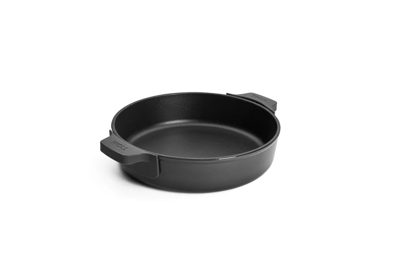 WOLL 'Iron Kasserolle mit Deckel in Carbon Grey Ø 28 cm, 7 cm 3,8 Lt'
