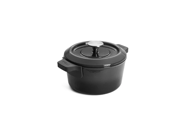 WOLL 'Iron Topf mit Deckel in Carbon Grey Ø 20 cm, 11 cm 2,8 Lt'