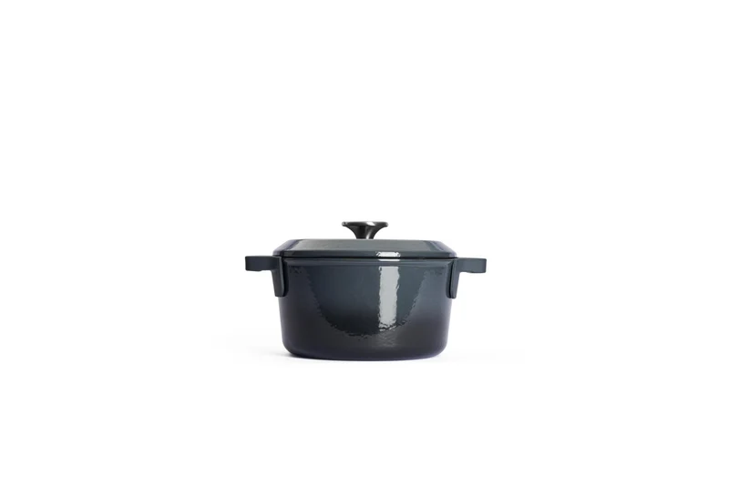 WOLL 'Iron Topf mit Deckel in Carbon Grey Ø 20 cm, 11 cm 2,8 Lt'