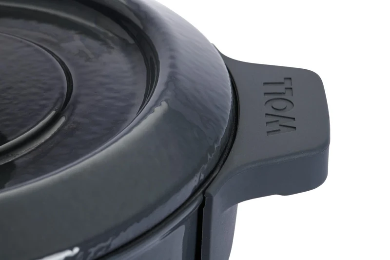 WOLL 'Iron Topf mit Deckel in Carbon Grey Ø 20 cm, 11 cm 2,8 Lt'
