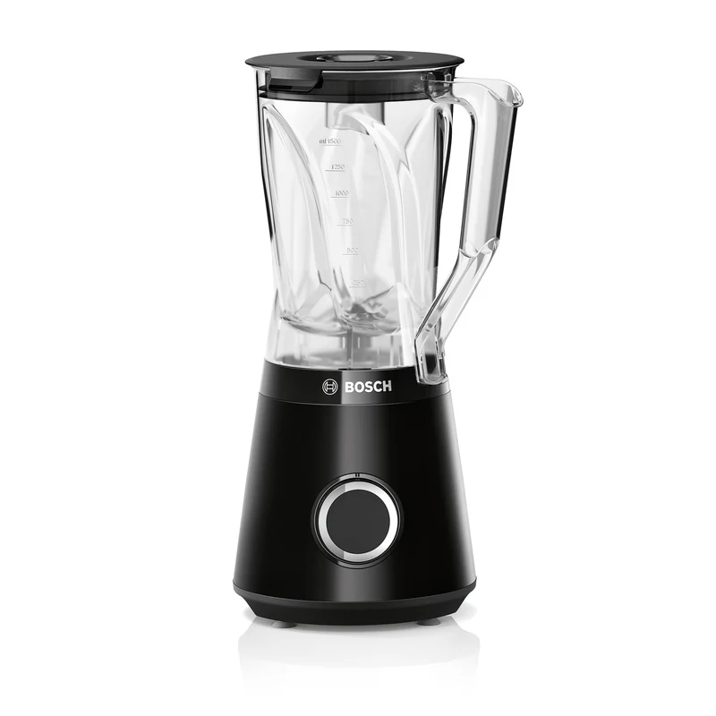 Bosch Standmixer Smoothie Maker, 30.000 U/min, 1200 W, Edelstahl-Klingen, 1,5l Kunststoff-Mixbehälter (Tritan), spülmaschinenfeste Teile, Made in Europe, VitaPower Serie 4 MMB6141B
