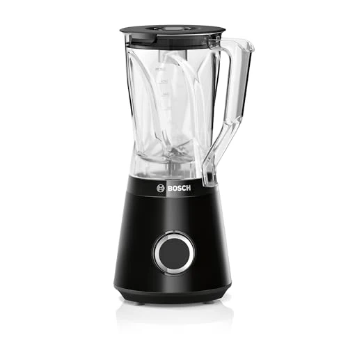 Bosch Standmixer Smoothie Maker, 30.000 U/min, 1200 W, Edelstahl-Klingen, 1,5l Kunststoff-Mixbehälter (Tritan), spülmaschinenfeste Teile, Made in Europe, VitaPower Serie 4 MMB6141B