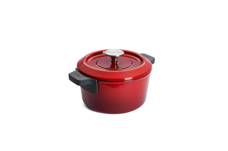 WOLL 'Iron Topf mit Deckel in Chili Red Ø 20 cm, 11 cm 2,8 Lt'