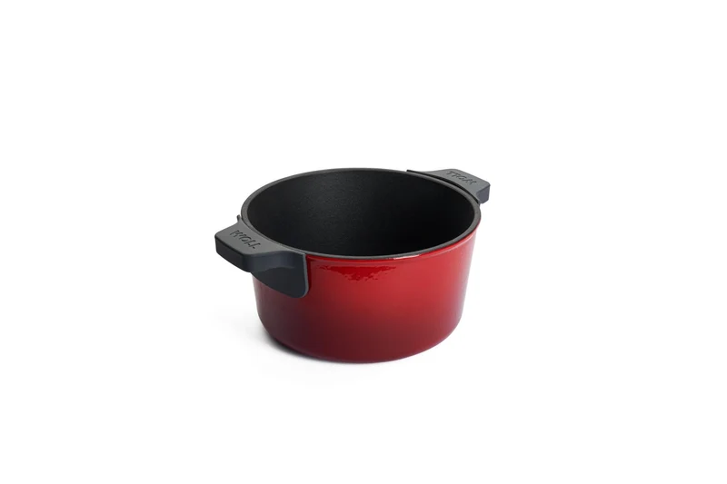 WOLL 'Iron Topf mit Deckel in Chili Red Ø 20 cm, 11 cm 2,8 Lt'