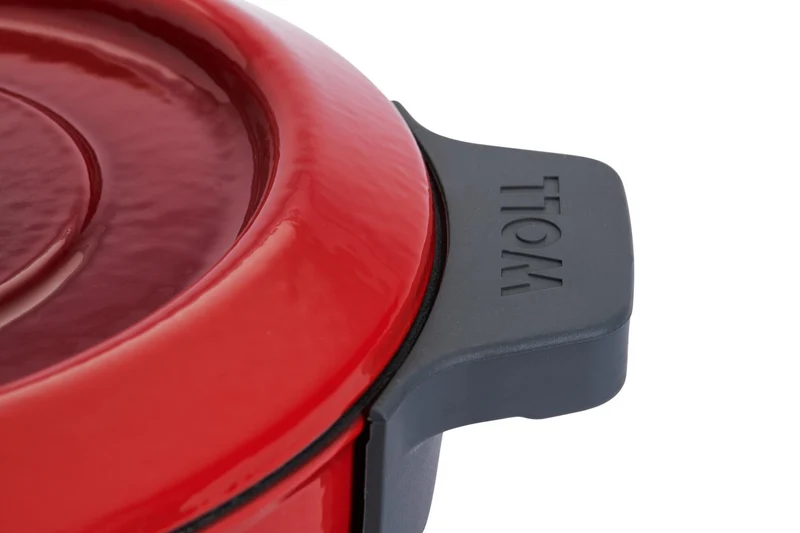WOLL 'Iron Topf mit Deckel in Chili Red Ø 20 cm, 11 cm 2,8 Lt'