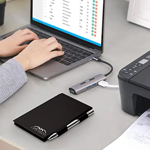 amassan Kleines Notizbuch aus Metall, Mini-Notizblock, kleiner Taschen-Notizblock aus Aluminium mit Mini-Metallstift und 60-Seiten-Blättern - Notizbücher Notizblöcke (Black)