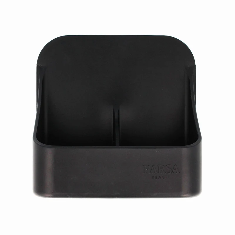 PARSA BEAUTY Silikon Duschablage Organizer schwarz, selbstklebend