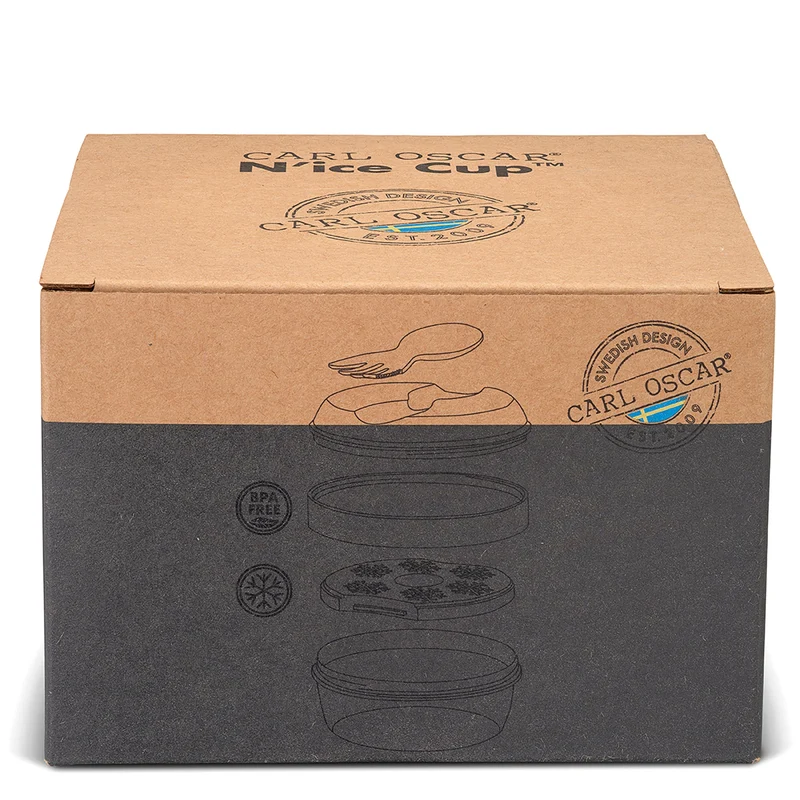 Carl Oscar N’ice Cup™ Lunch Becher - Grau