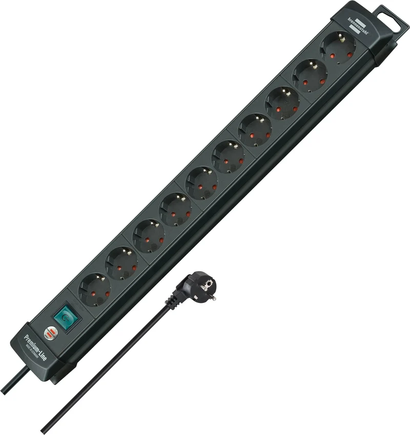 Brennenstuhl Premium-Line, Steckdosenleiste 10-Fach, 3m