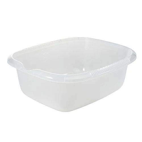 keeeper Universal-Schüssel mit Ausguss, Eckig, 9 l, 38 x 32 cm, Björk, Transparent