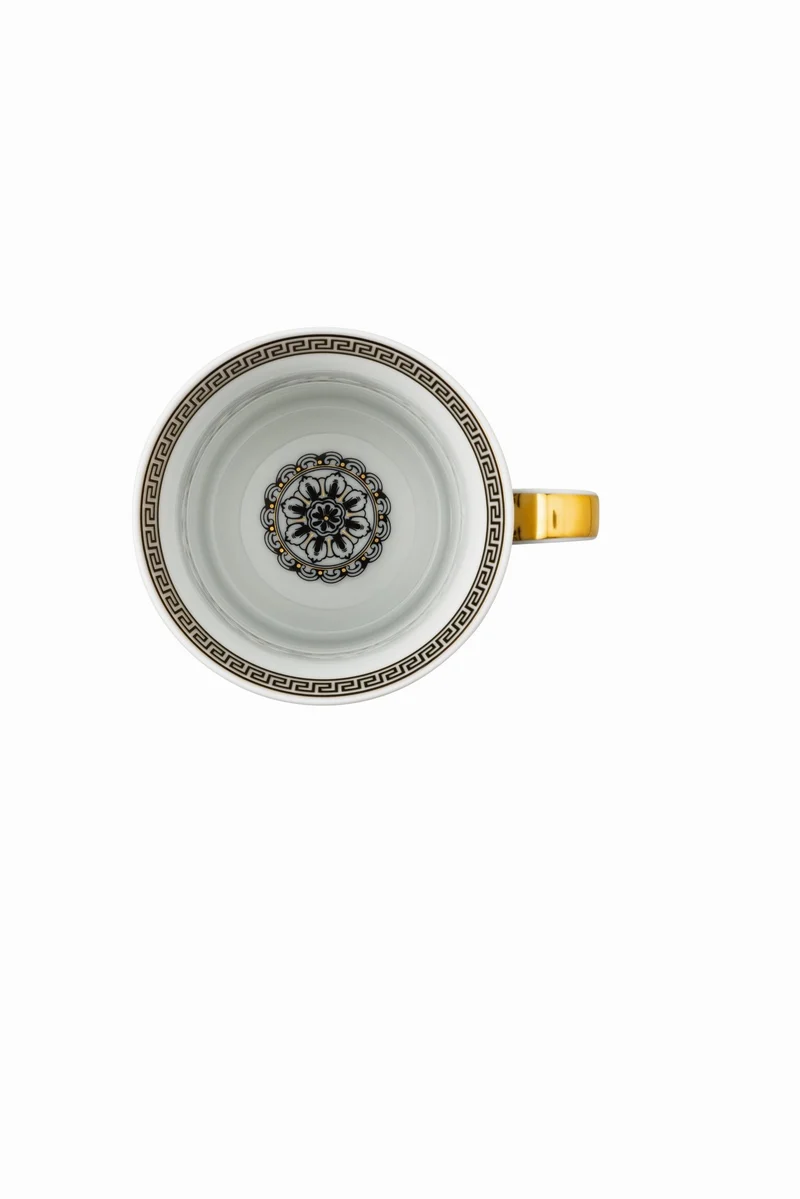 Rosenthal Versace 30 Jahre - Becher mit Deckel 'Marqueterie - 1999'