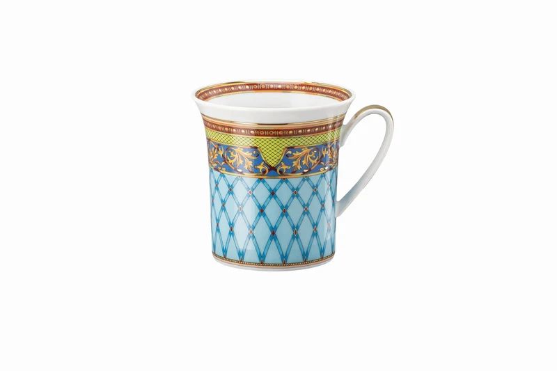 Rosenthal Versace 30 Jahre - Becher mit Deckel 'Russian Dream - 1998'