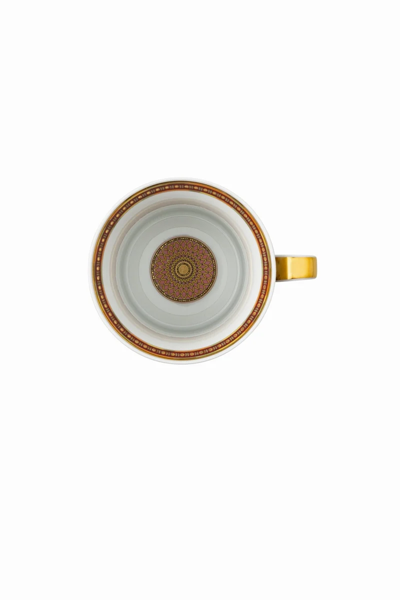 Rosenthal Versace 30 Jahre - Becher mit Deckel 'Russian Dream - 1998'